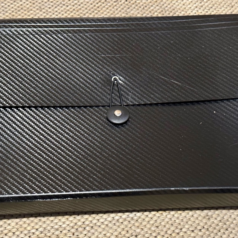 Black Accordion Notebook w/ Expanding File Dividers for Organizing Documents